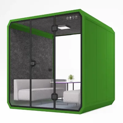 Easy Removable Soundproof Phone Booth Individual Office Meeting Pods for 1-6 People