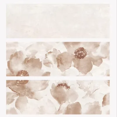 Solid Body 300*900 Decorative Wall Tile With Art Decor Tile, Showroom Background Interior Wall Ceramics