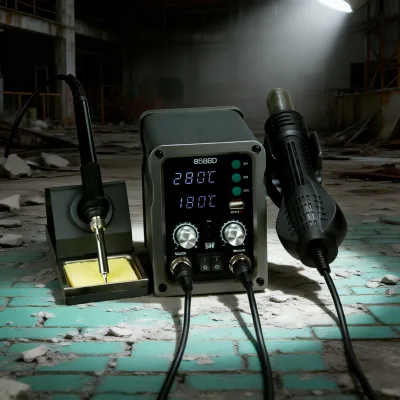 8586D Adjustable Temperature Soldering Station for Electronics Repair