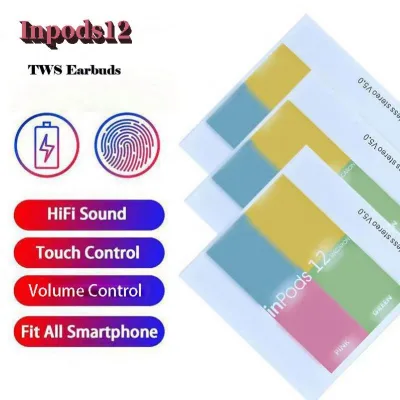 Inpods 12 Mini Sport TWS I12 Wireless Earphones Macaron TWS Dual Earbuds Por 4 Pro 6 I7S I9S with Charging Box in Ear
