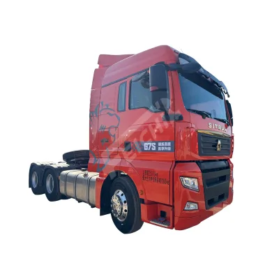 SITRAK G7S 6X4 Heavy Duty Tractor Truck Used Diesel Fuel Automatic Euro 6 Left Air Suspension Driver Seat Available Sale