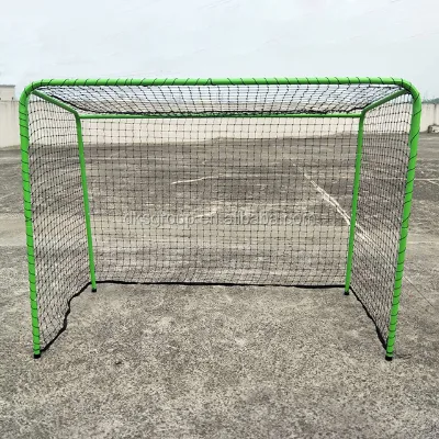 Mini Portable Soccer Goal Post for Outdoor Use Steel Tube Powder Coated 160x120x80cm Green or Customized Color