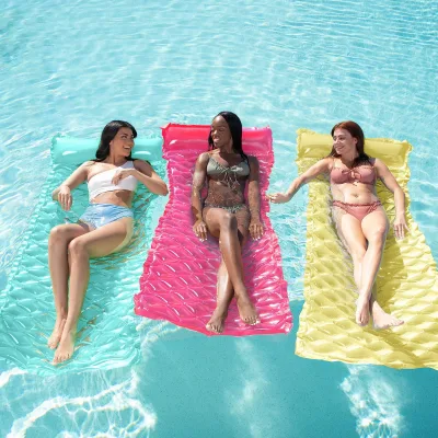 Source Supply PVC Inflatable Water Floating Row Adult Floating Row Recliner Outdoor Beach Entertainment Inflatable Swimming Pool