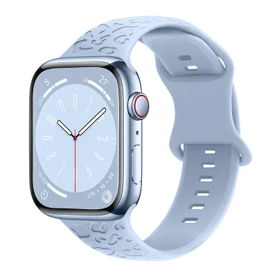 Anti-Sweat Silicon Watch Band for Apple Watch Band 38mm,40mm,41mm,42mm,44mm,45mm,49mm