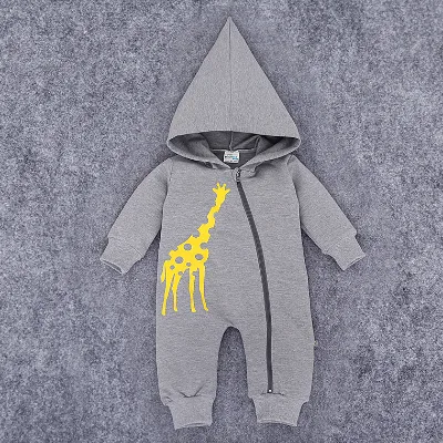 Export Baby Clothes Toddlers Baby Romper Hooded Jumpsuit of Free Sample