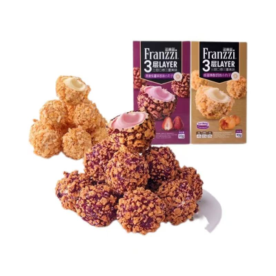 High Quality Franzzi Chocolate Cookies Sandwich Biscuits Bursting Meatballs Biscuits 92g