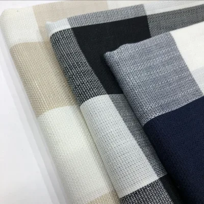 New Style 100% Linen Yarn-Dyed Check Fabric Breathable Good Quality for Custom Shirts Dresses Girls & Boys