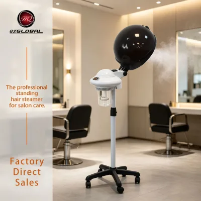 Vertical Wheel-Type Steam Hair Steamer for Barber Shops & SalonsPerm Color and Deep Conditioning Hair Treatment Machine