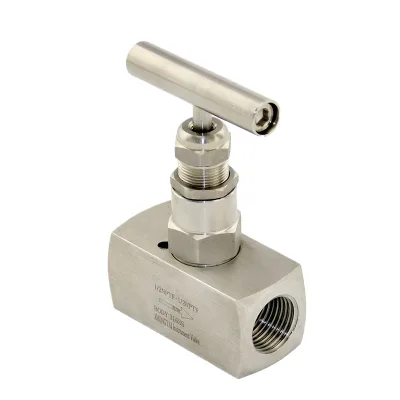 Stainless Steel Internal Thread Needle Valve, Straight Through High Pressure Welding Type Globe Valve, Manual Flow Control Valve