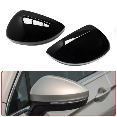 Gloss Black Side Wing Rear View for Volkswagen VW Tiguan MK2 II R 5N 2017-2020 Rearview Mirror Cover Case Accessories