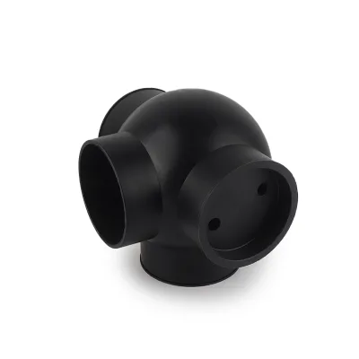 Factory Direct Durable Customized Drainage Spherical Four-way Pipe Fitting for Building