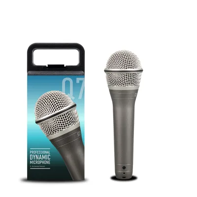 Q7 Dynamic Vocal Microphone Handheld Instrument Pick up Mic Recording Microphone for Karaoke Live Concert