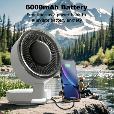 Factory Wholesale Electric Desktop Fan USB Rechargeable Quiet Small Air Cooling Fan for Bedroom Home