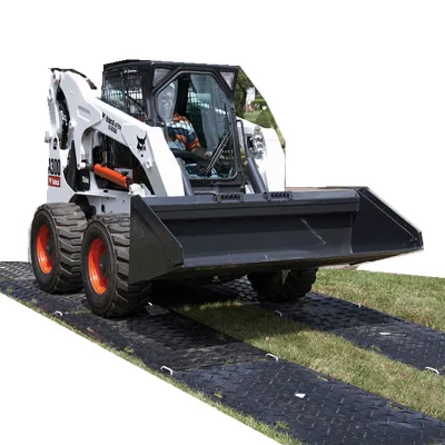 Temporary Heavy Duty Construction Track Road Mat Ground Protection Mat for for Parking and Roadways