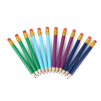 Bulk Custom Golf Pencils with Logo - Personalized Mini Wood Pencils for Golf Courses & Tournaments