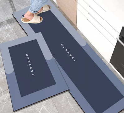Super Absorbent Bath Mat Nappa Leather Super Absorbent Quick Dry Floor Mat Non-Slip Door Mat Carpet Easy Clean