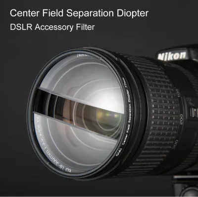 Double Half-moon Filter, DSLR for Mirrorless Camera Special Camera Filters for Shooting Landscapes