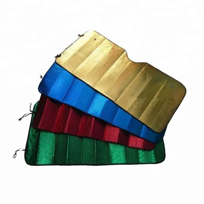 Red Yellow Blue Green PE Bubble Car Sunshade for Front Window