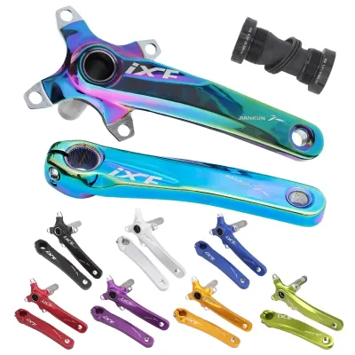 Bicycle Accessories Crank MTB Bike Chaining 170mm Aluminum BMX Road Bicycle Sprocket Crankset with Bottom Bracket