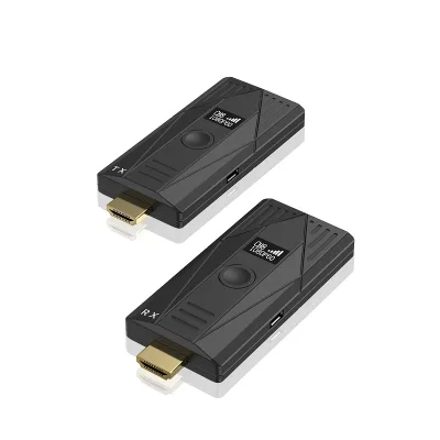Plug & Play UHD Streaming 4K Wireless HD Transmitter & Receiver 300m Range Live Streaming Equipment Wireless Hd Mirabox