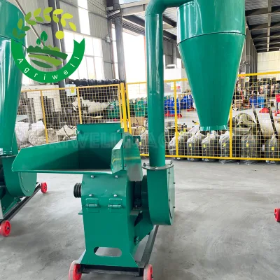 Factory Supply Grass Corn Maize Grinding Multifunctional Straw Feed Crusher Mixer Hammer Mill Machine