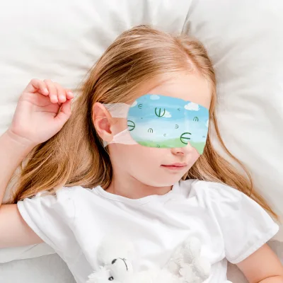 Disposable Aroma Steam Warming Eye Mask for Kids Children Eye Relax Steam Eye Mask