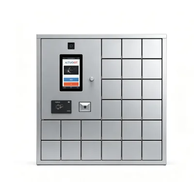 24 Slots RFID Wall Mount Smart Key Cabinet Key Asset Control System for Commercial Office and Fleet Vehicle Management