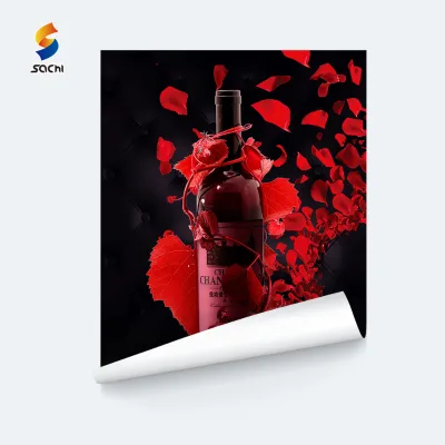 Custom 3d Fabric Printed Polyester Wall Hanging Cotton Sheet Mount for Poster Paper Movie Posters and Prints and Glossy Poster