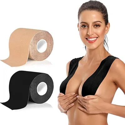 Hypoallergenic Elastic Anti Sagging Bare Boobs Lift Breast Sticker Tape for Large Breasts Women Self-Adhesive Body Bra Tape