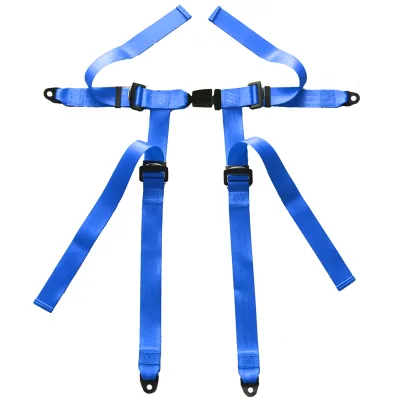 SAINUO Adjustable 4-Point Racing Car Safety Belt ECE Certified Polyester Sports Design for Accord and Bus Models