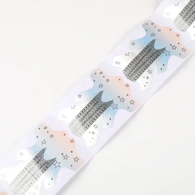 Wholesaler Supplies Ultra Long Dual Nail Form Paper Aluminium Upper Forms for Nail Extensions