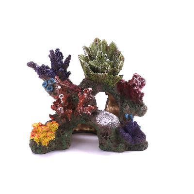 Resin Eco-Friendly Coral Reef Stone Aquarium Ornament for Fish Tank Landscaping