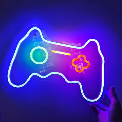 Customized High Quality Restaurants Hotels Bedroom Playstation Led Neon Signs for Party