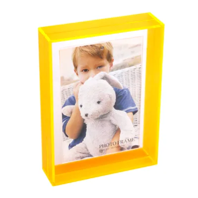 HOMESWEET Home Decoration Neon Acrylic Photo Frame Color Lucite Plexiglass Pictures Frames