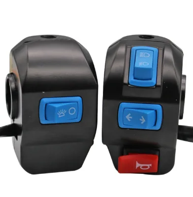 Electric Tricycle Handlebar Switch Assembly Aluminum Alloy and Plastic Housing Handlebar Switch Combination