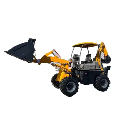 New Two Busy Backhoe Loader Construction 4wd Wheel Backhoe Loader Front Lorry Loader Sales Price