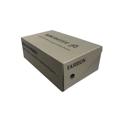 Simple Design Custom Paper Box Kraft Paper Shoe Box Maker