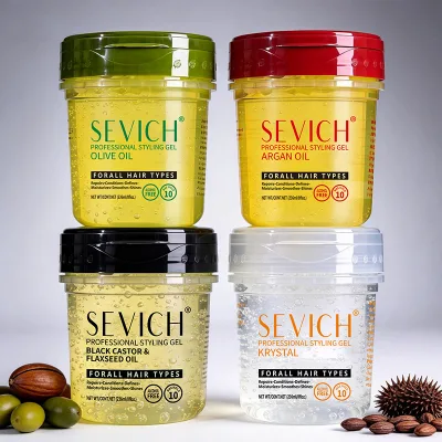 New Shine and Jam Hair Gel Private Label Olive Oil Hair Products Organic Castor Oil Hair Moisturizer Styling Braid Gel for Hair