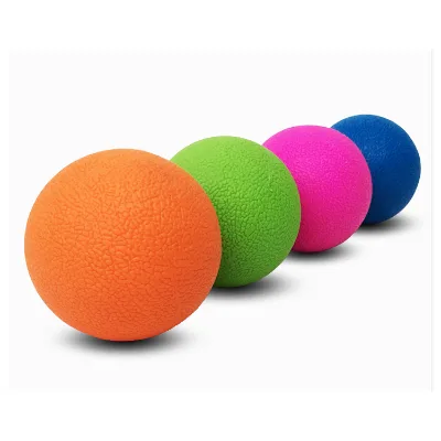 Custom Logo Print Engraving Single Silicone Lacrosse Massage Ball
