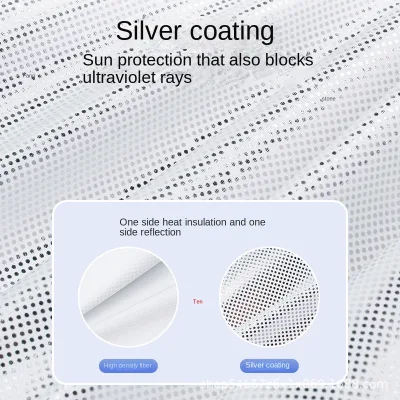 Tesla Model 3/Y/YL Sunroof Shades Ice Crystal Gradient Pattern Heat-Insulating Canopy