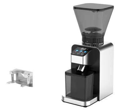Electric Stainless Steel Home Use Quiet DC Motor Digital Control Fine Espresso Conical Burr Coffee Grinder Big Capacity Energy