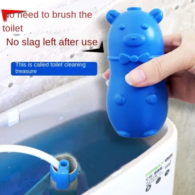 Blue Bubble Bear Disposable Solid Toilet Bowl Cleaner