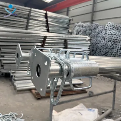 Hot Dip Galvanized Adjustable Acrow Steel Prop CE ISO Puntales Shuttering Struts Scaffolding for Concrete Formwork Support