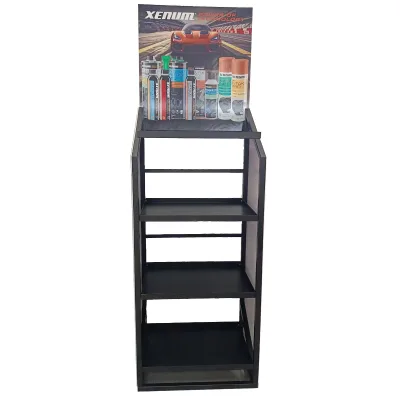 Customized Paint Display Rack Metal Spray Paint Display Rack Oil Paint Display Rack