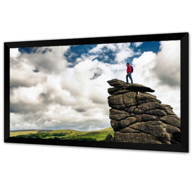16:9 8K 4K Ultra HD 3D Ready CINEWHITE UHD-B Black Projection Screen for Indoor Movie Video Home Theater