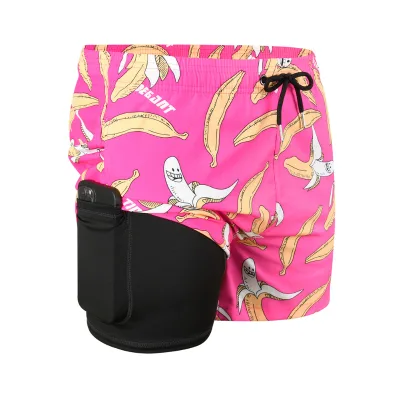 Men's Board Shorts Quick Dry Swim Trunks Beach Short Pant Bathing Suit Male Swimming Wear