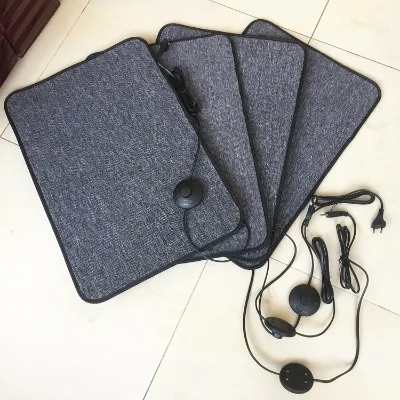 Europe Best Seller Warmer Anthracite Grey Color Heated Foot Warming Mat for Under Desk Feet Warmers