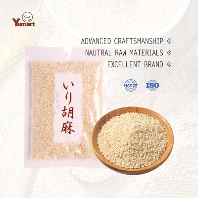 Nutritious White Sesame Seeds Dried Grain for Baking and Cooking Packaged in Bag for Adults and Children