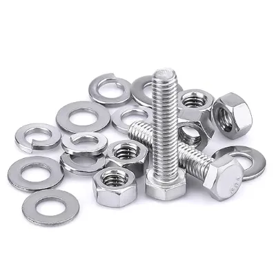 All Size Custom Stainless Steel AISI 304 316 316L Hex Bolt DIN933 DIN931Drywall Screw Stud Bolts