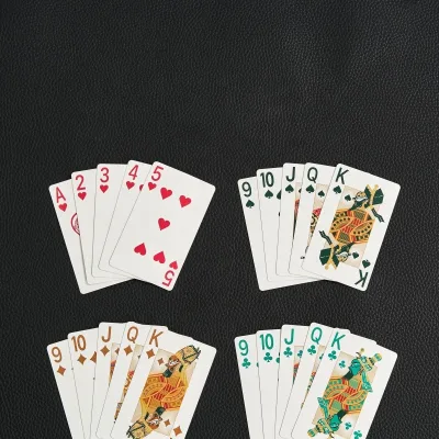 Bulk Custom Durable Paper Poker Cards for for Family Board Game Shops Retail Store Inventory
